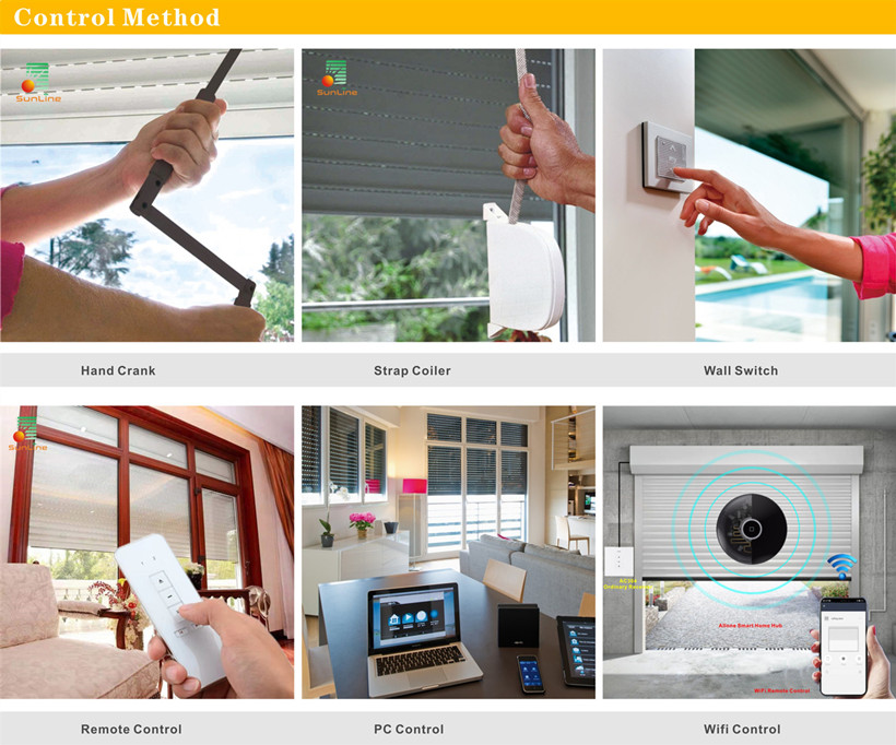Hurricane Aluminum Roller Shutter Door automatic door