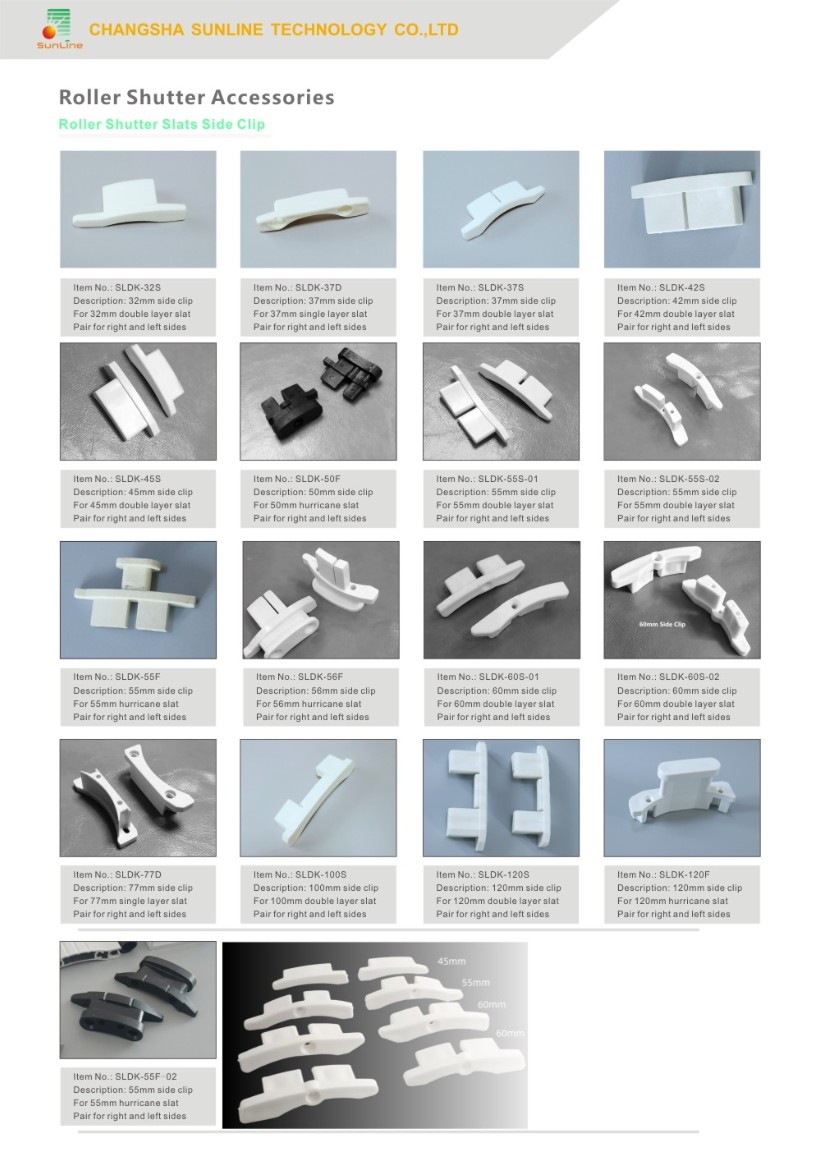 Roller Shutter Slats Side Clip