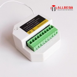 Mini size wall mounted receiver for AC tubular motor